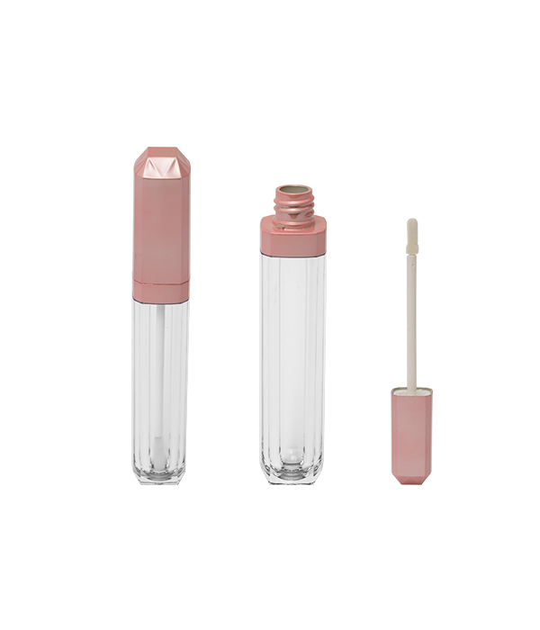 HN5256-Brillo de labios con revestimiento de oro rosa