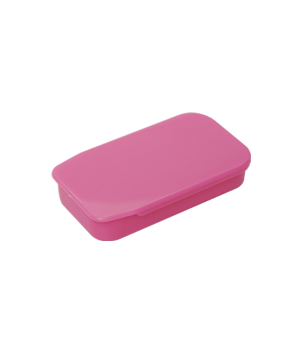 HN0350-Caja de polvo multicolor rosa transparente