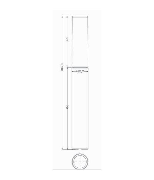 detail of Tubo de rímel HNjn012-Packaging