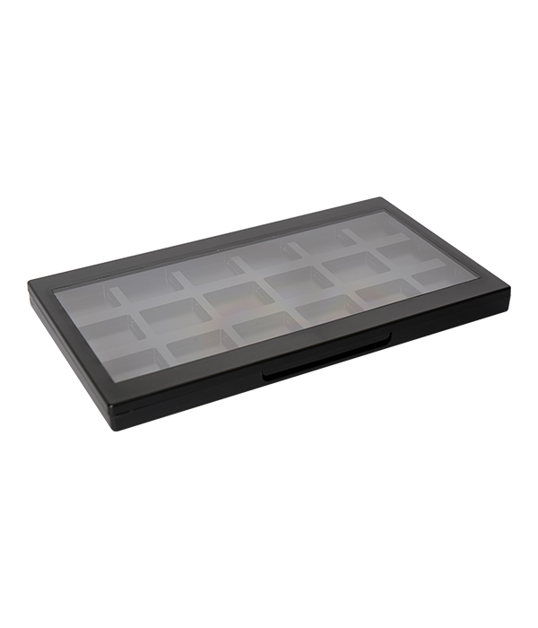 HN3473-Caja de polvo de empaquetado de paleta de sombra de ojos de etiqueta privada