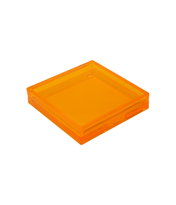 Caja de polvo cuadrada compacta HN3461-1-Polvo transparente