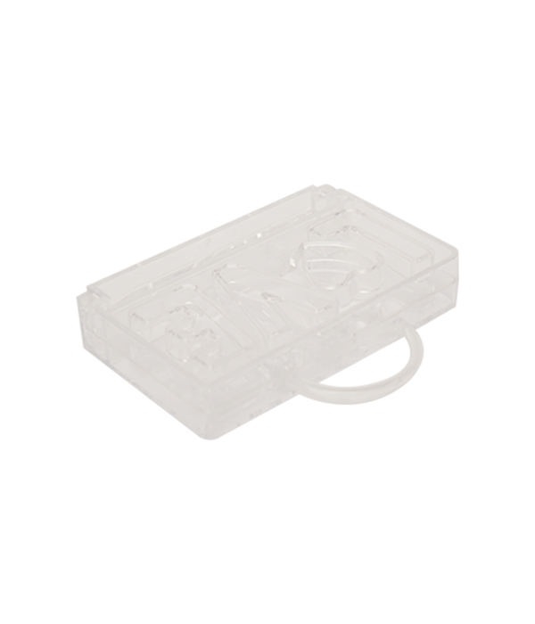 Caja de polvo multicolor blanco transparente HN0325